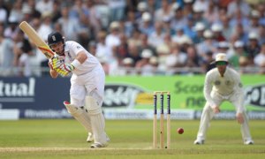 England's Ian Bell during day three of the first Ashes Test against Australia